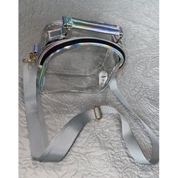 New Clear Purse for Women, Clear Bag Stadium Approved, See Through Clear Bag - Picture 1 of 2